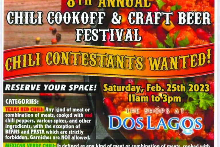 8th Annual Chili Cookoff Flyer