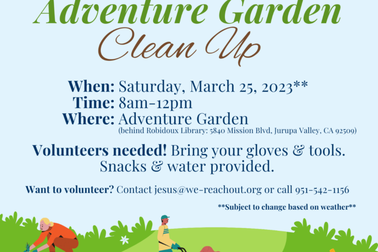 Adventure Garden Clean Up
