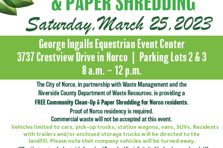 Norco Community Clean Up