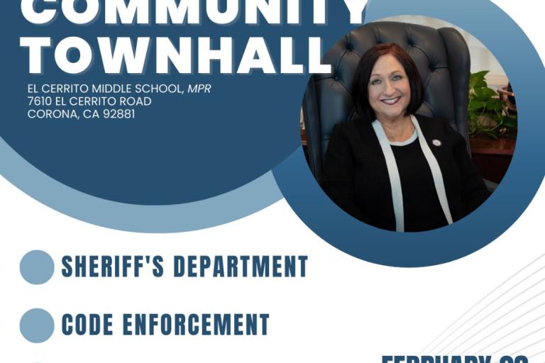 El Cerrito Community Townhall flyer
