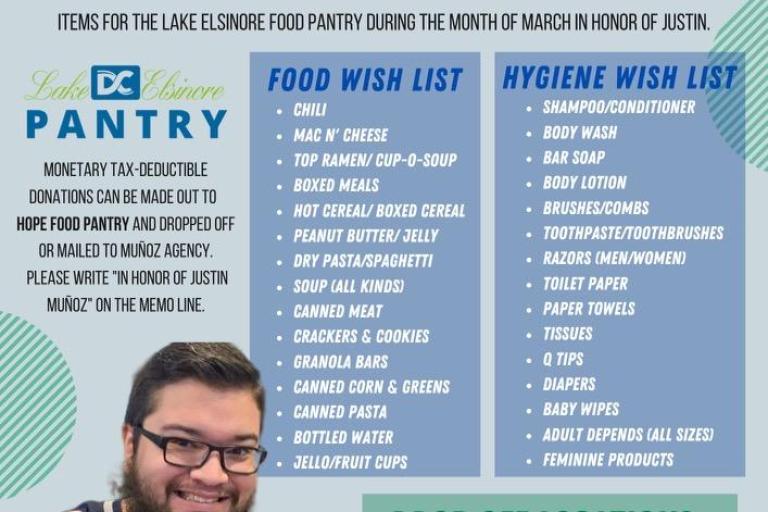 Food Drive flyer