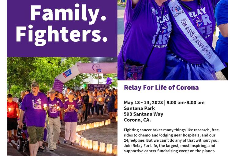 Relay for Life Corona