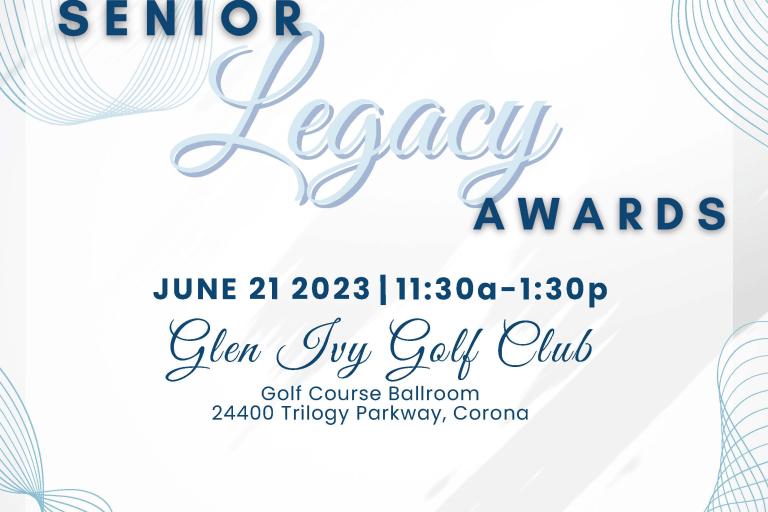 Senior Legacy Awards Flyer