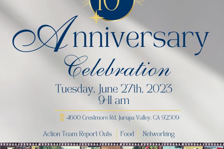 Healthy Jurupa Valley's 10th Anniversary
