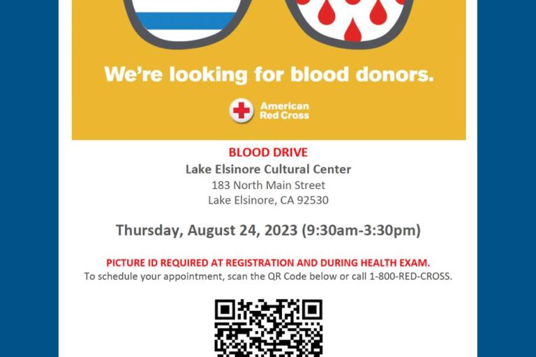 Lake Elsinore Blood Drive
