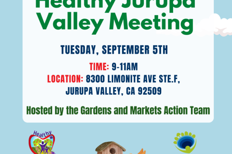 Healthy Jurupa Valley Meeting
