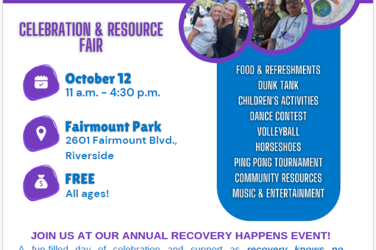 Recovery Happens RUHS Behavioral Health
