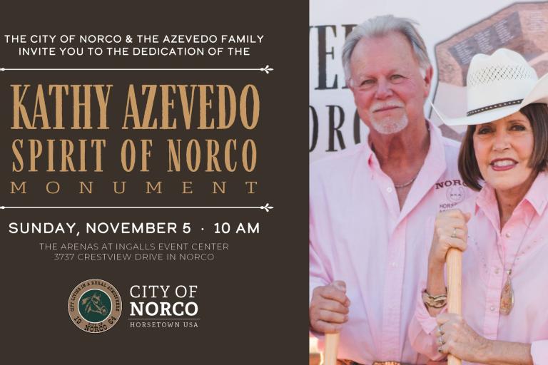 Norco Kathy Azevedo Spirit of Norco Monument