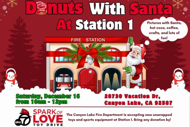 Donuts with Santa