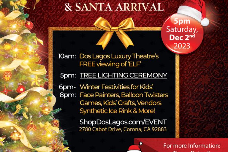 Tree Lighting Ceremony & Santa Arrival 2023