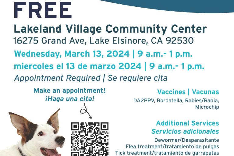 March Dog Wellness Clinic