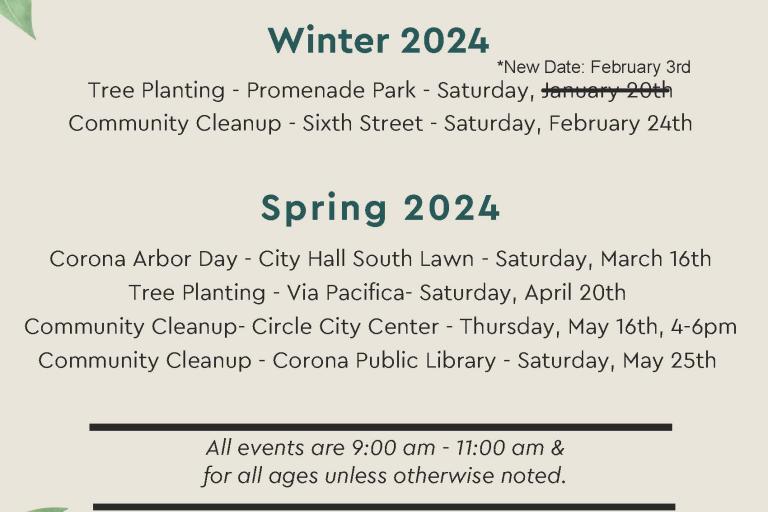 Corona Beautiful Community Cleanups