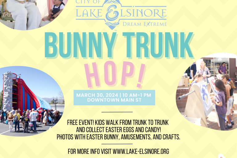 Lake Elsinore Bunny Trunk Hop