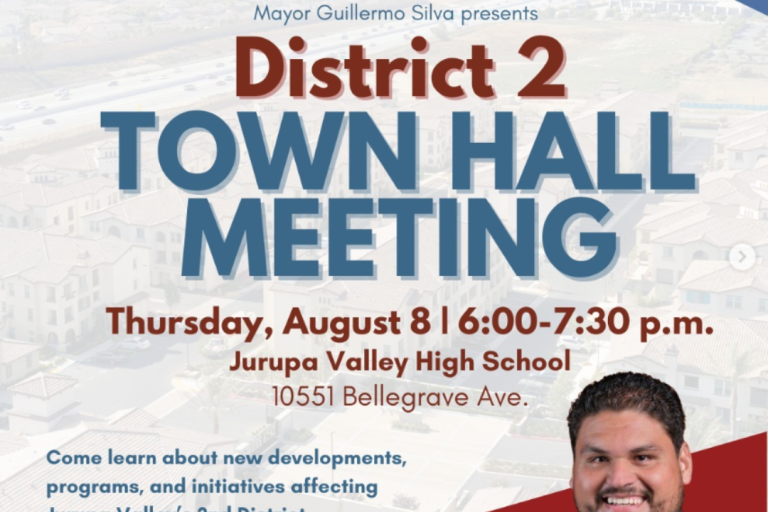 District 2 Town Hall meeting 