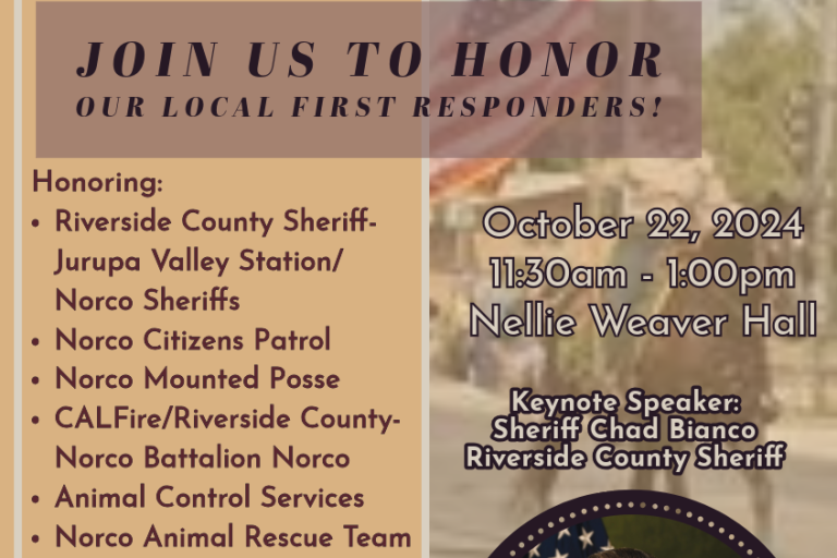 9th Annual First Responders Appreciation Lunch 