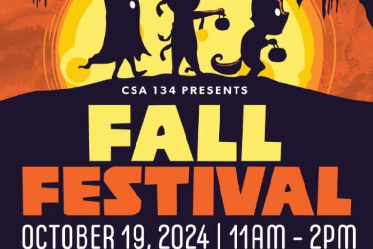 Join CSA 134 at Deleo Park on Saturday, October 19,2024 for our annual Fall Festival. Trunk or treat will be held along with carnival games, spooky train ride, and take home a pumpkin to decorate (ONE pumpkin per family)