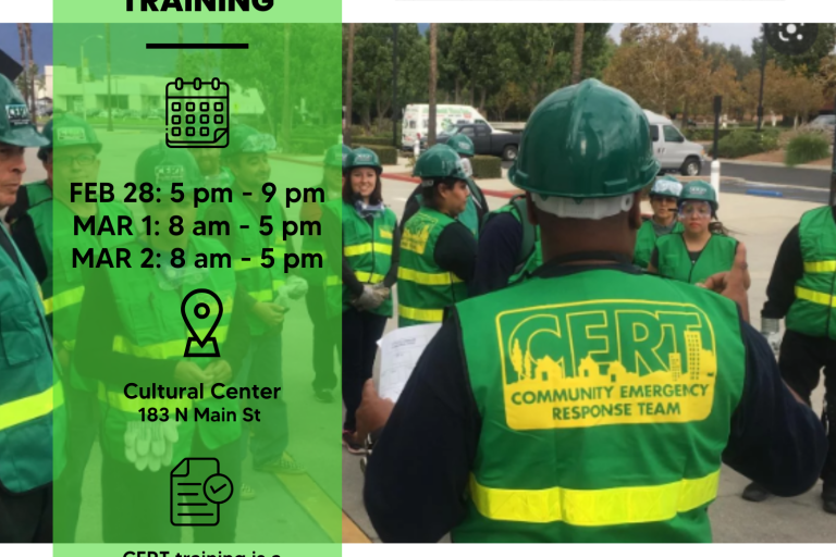 Lake Elsinore CERT Training
