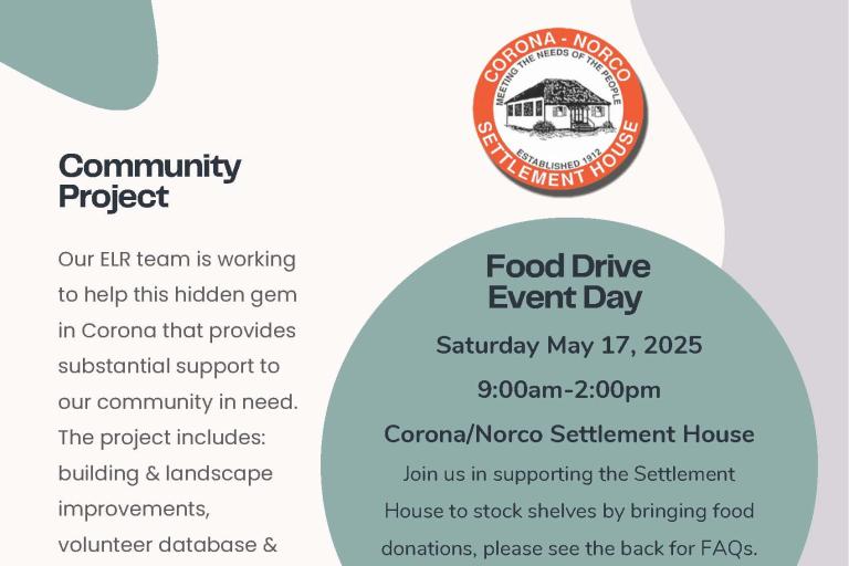 ELR Food Drive Event