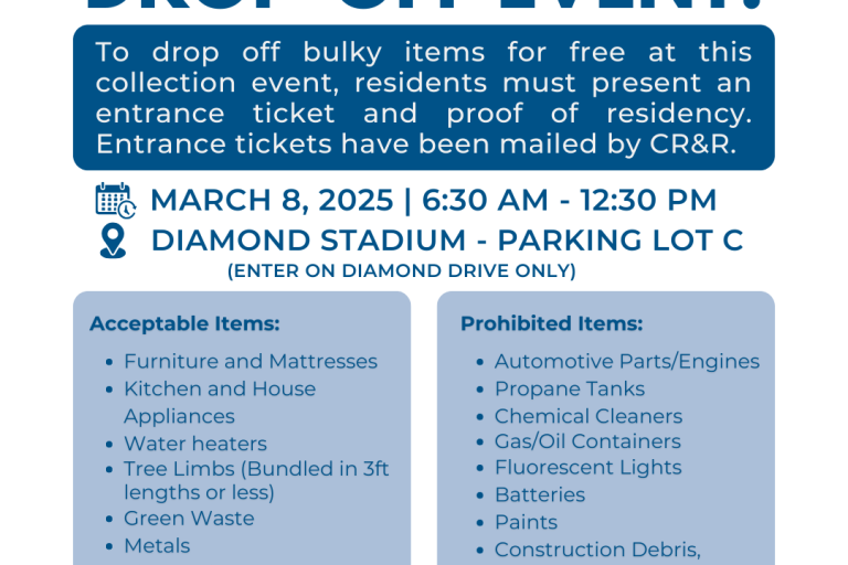 Lake Elsinore Free Bulky Item Pick Up