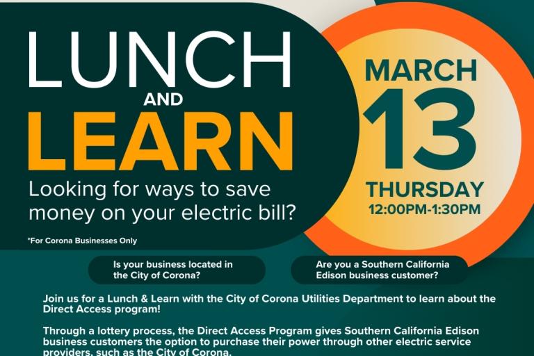 Corona Lunch and Learn