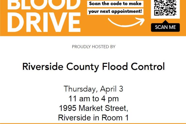 RivCo Flood Blood Drive