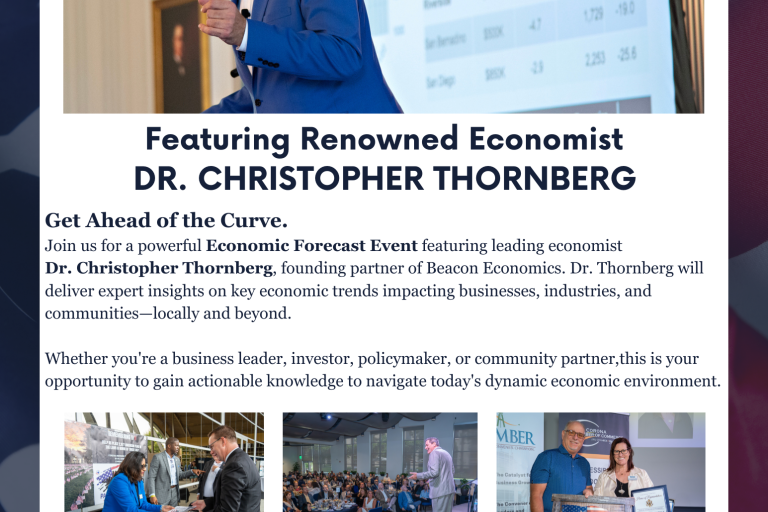 Economic Forecast with Dr. Chris Thornberg