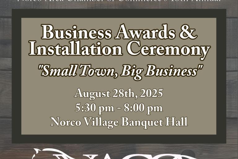Norco Chamber Awards & Installation Ceremony