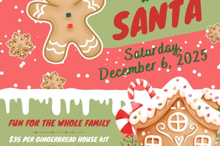 Gingerbread Build with Santa