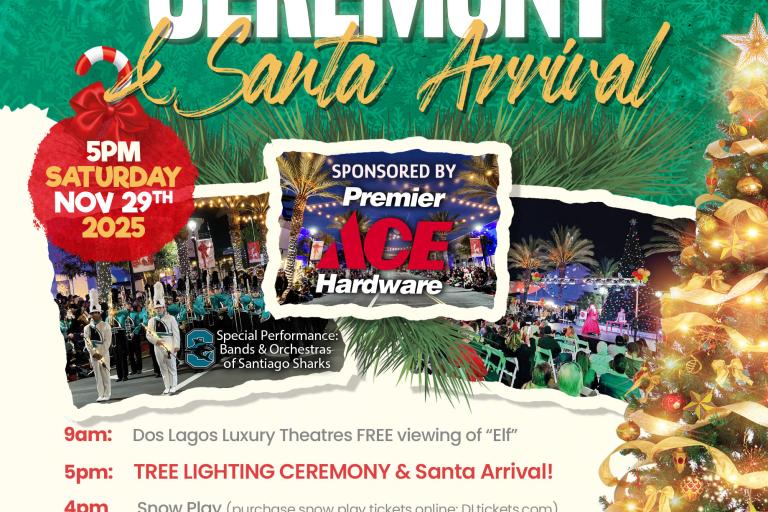 Dos Lagos Tree Lighting 