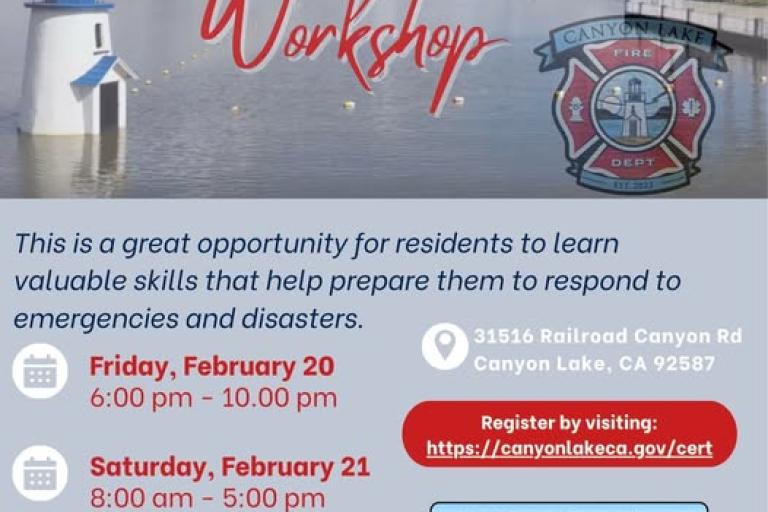 Canyon Lake Fire Training
