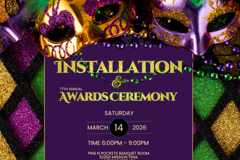 77th Annual Installation Dinner & Awards Ceremony