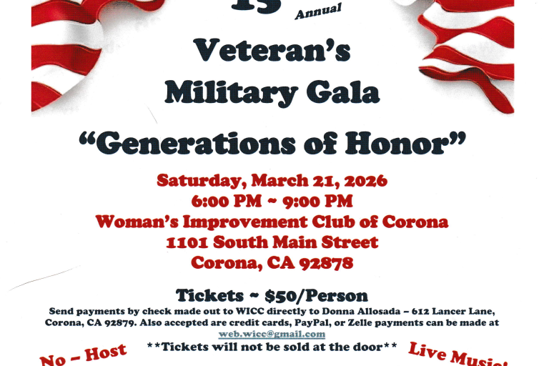 15th Veteran's Military Gala