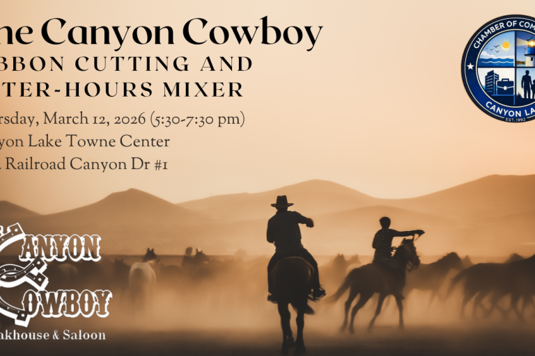Canyon Cowboy ribbon Cutting and After Hours Mixer
