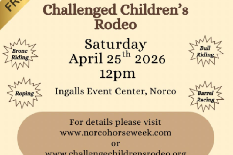Challenged Children's Rodeo Flyer