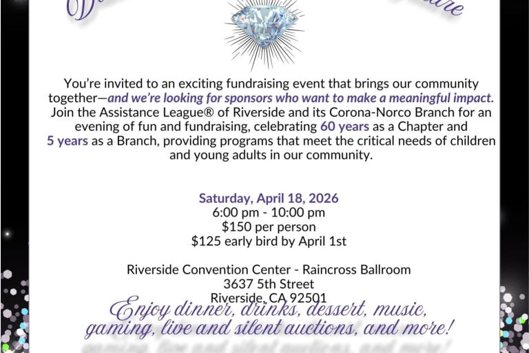 Corona-Norco Branch of Assistance League Diamond Legacy Sparkling Future