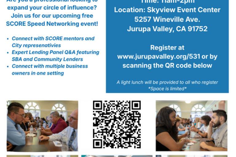SCORE Speed Networking Event