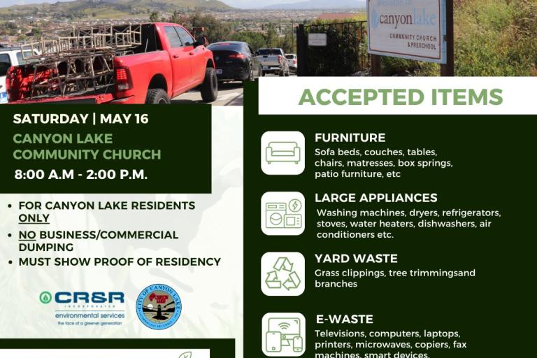 Canyon Lake Community Clean Up