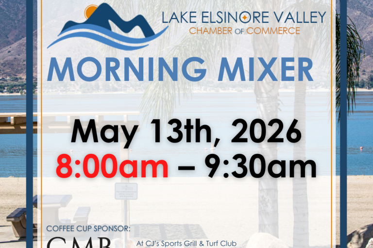 Lake Elsinore Valley Chamber of Commerce Morning Mixer