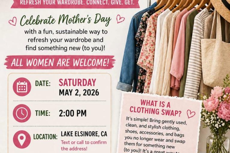 Mothers Day Clothing Swap 