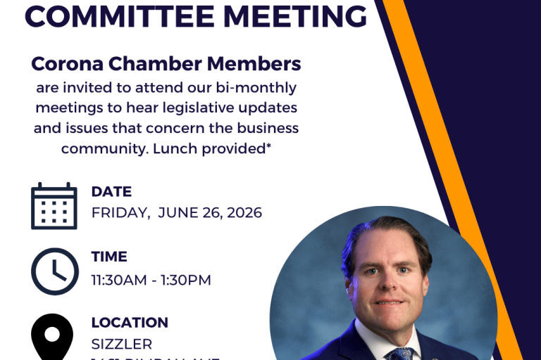 Corona Chamber Legislative action community