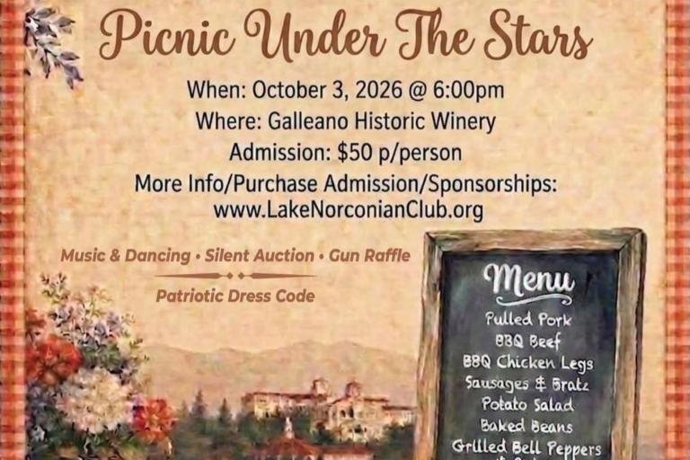 Norco Picnic under the stars