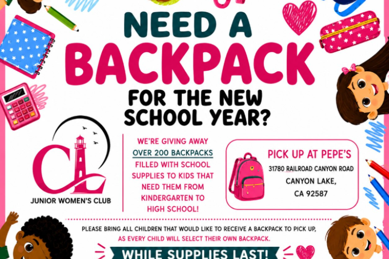 backpack giveaway