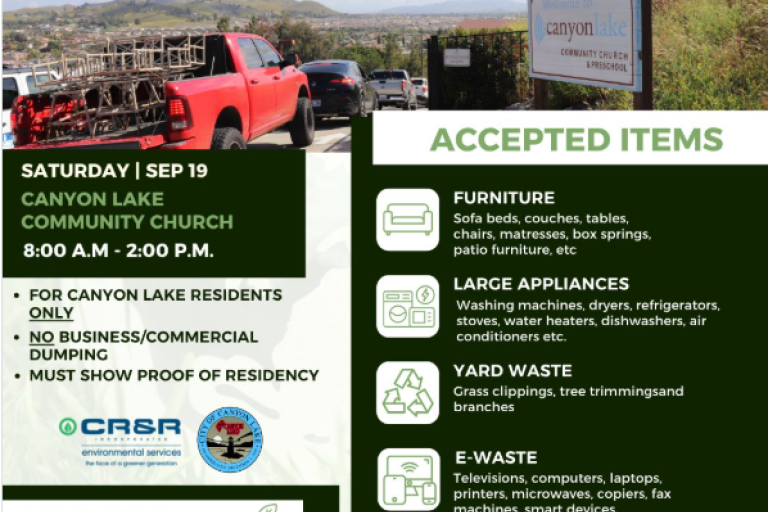 canyon lake community clean up