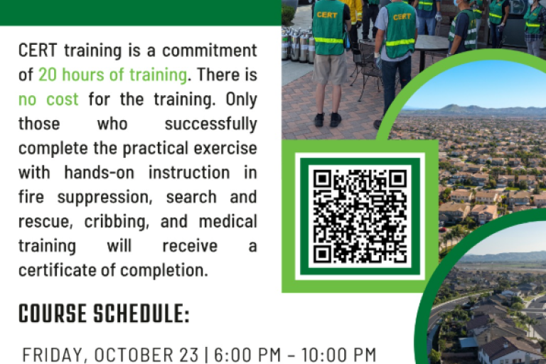eastvale cert training