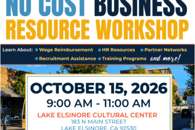lake elsinore no cost business resource fair 