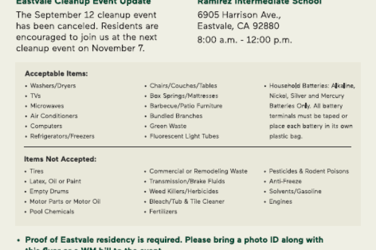 free clean up and paper shredding