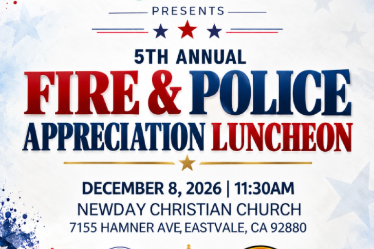 fire and police lunch