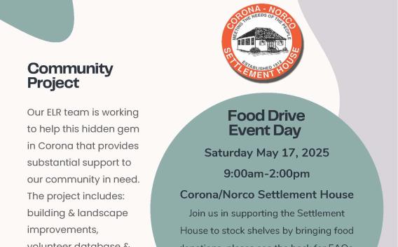 ELR Food Drive Event