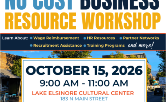 lake elsinore no cost business resource fair 