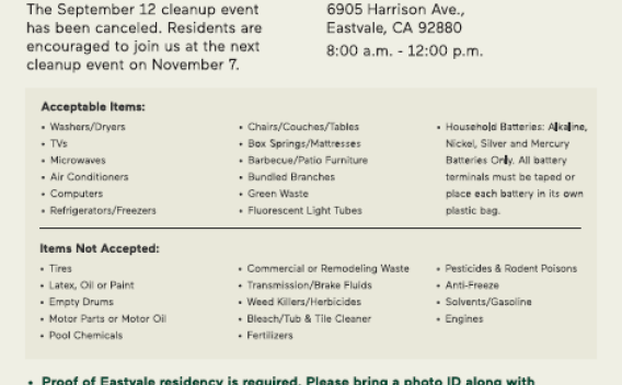 free clean up and paper shredding